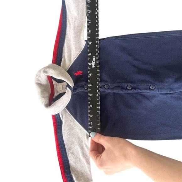 Ralph Lauren Baby Boys Navy Blue Shawl Collar Coverall - Picture 5 of 7